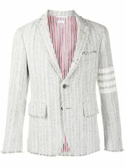 Thom Browne tweed single-breasted blazer