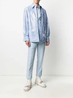 Thom Browne checked shirt jacket