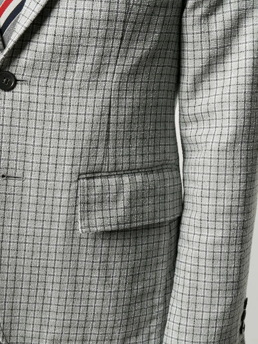 Thom Browne Check single breasted blazer blazers of men 5 Thom Browne check single-breasted blazer