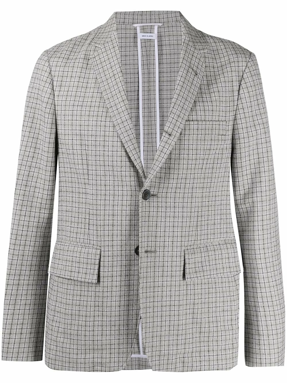 Thom Browne Check single breasted blazer blazers of men 1 Thom Browne check single-breasted blazer