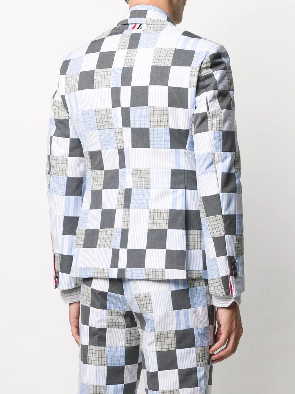 Thom Browne Patchwork pattern sport blazer blazers of men 4 Thom Browne patchwork-pattern sport blazer