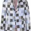 Thom Browne patchwork-pattern sport blazer
