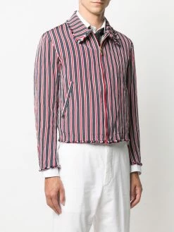 Thom Browne RWB-stripe zip-up jacket