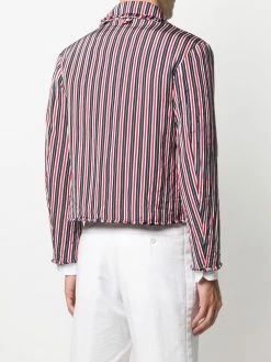 Thom Browne RWB-stripe zip-up jacket