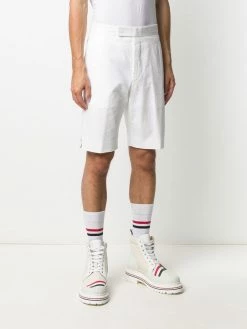 Thom Browne cotton backstrap shorts