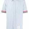 Thom Browne striped short sleeve shirt