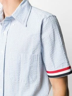 Thom Browne striped short sleeve shirt