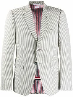Thom Browne striped single-breasted blazer