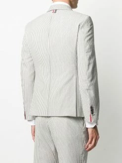 Thom Browne Striped single breasted blazer blazers of men 8 Thom Browne striped single-breasted blazer