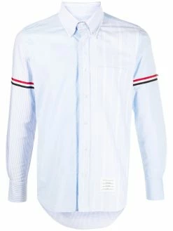 Thom Browne Funmix RWB stripe armband shirt