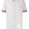 Thom Browne Seersucker stripe button-down shirt
