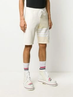 Thom Browne 4 Bar stripe tonal track shorts track & running shorts of men 7 Thom Browne 4-Bar stripe tonal track shorts