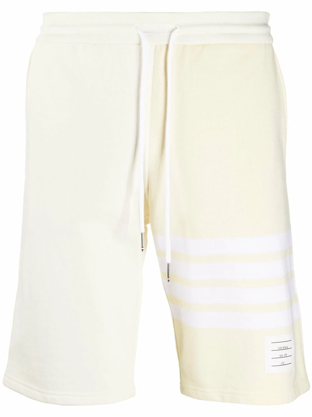 Thom Browne 4 Bar stripe tonal track shorts track & running shorts of men 1 Thom Browne 4-Bar stripe tonal track shorts