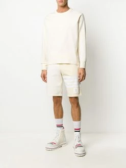 Thom Browne logo-patch long-sleeve T-shirt