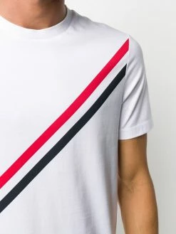 Thom Browne RWB-stripe short-sleeve T-shirt