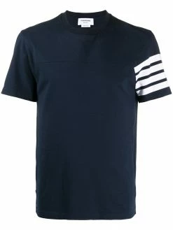 Thom Browne 4-Bar stripe short-sleeve T-shirt