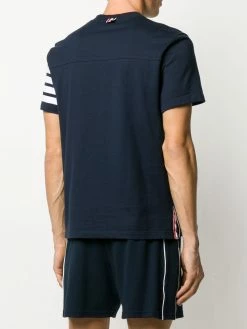 Thom Browne 4-Bar stripe short-sleeve T-shirt