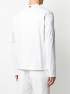 Thom Browne 4-Bar stripe long-sleeve T-shirt