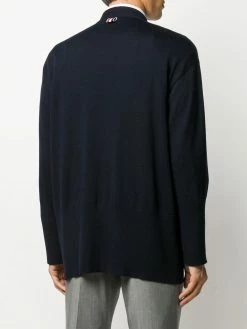 Thom Browne 4-Bar stripe oversize cardigan