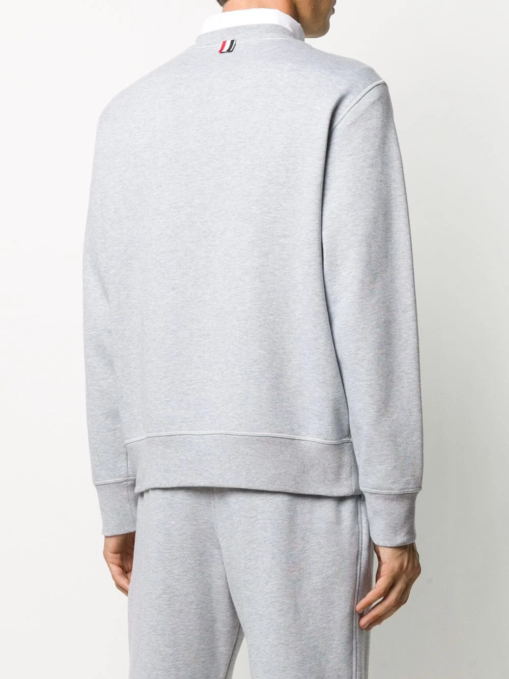 Thom Browne Crest patch boat neck sweatshirt sweatshirts of men 4 Thom Browne crest-patch boat-neck sweatshirt