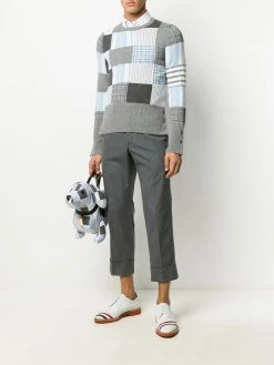 Thom Browne patchwork knit jumper