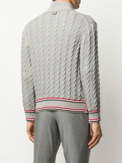 Thom Browne heritage cable knit cardigan