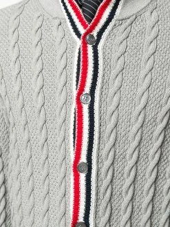 Thom Browne heritage cable knit cardigan