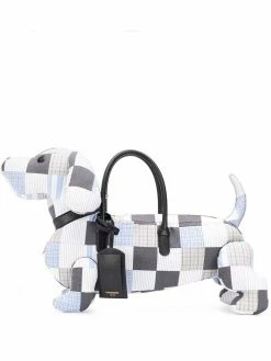 Thom Browne Hector patchwork tote bag