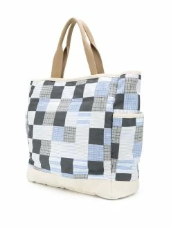Thom Browne patchwork garden tote bag
