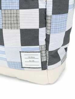 Thom Browne patchwork garden tote bag