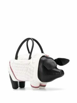 Thom Browne Pig knitted-jumper tote bag