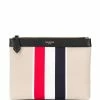 Thom Browne RWB stripe toiletry case