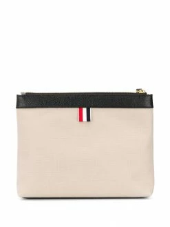 Thom Browne RWB stripe toiletry case