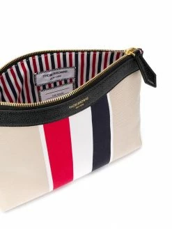 Thom Browne RWB stripe toiletry case