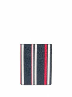 Thom Browne Repp stripe passport holder