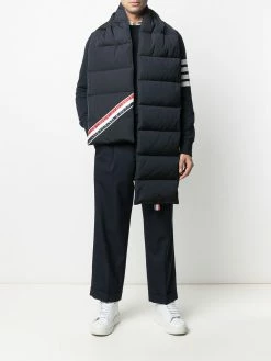 Thom Browne downfilled stripe scarf