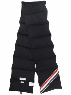 Thom Browne downfilled stripe scarf