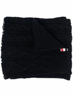 Thom Browne cable-knit scarf