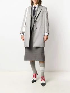 Thom Browne mid-length sack overcoat