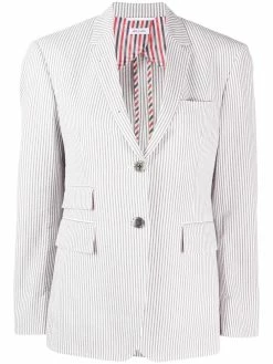 Thom Browne stripe single-breasted blazer