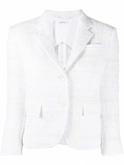 Thom Browne tweed single-breasted blazer