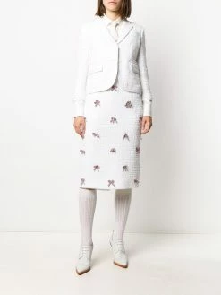 Thom Browne tweed single-breasted blazer