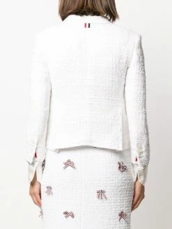 Thom Browne tweed single-breasted blazer