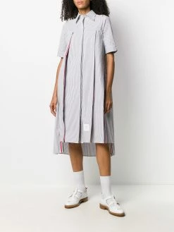 Thom Browne seersucker shirt dress