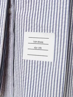 Thom Browne seersucker shirt dress
