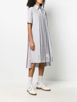 Thom Browne seersucker shirt dress
