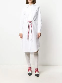 Thom Browne belted shirt dress