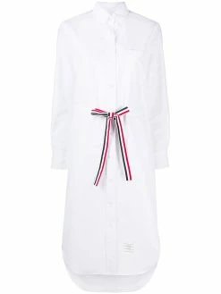 Thom Browne belted shirt dress