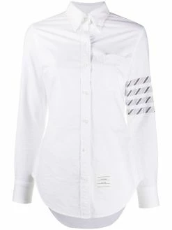 Thom Browne 4-Bar stripe long-sleeve shirt