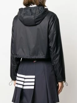 Thom Browne RWB-stripe short parka